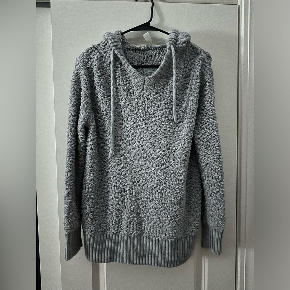 S Grey Knit Sweater